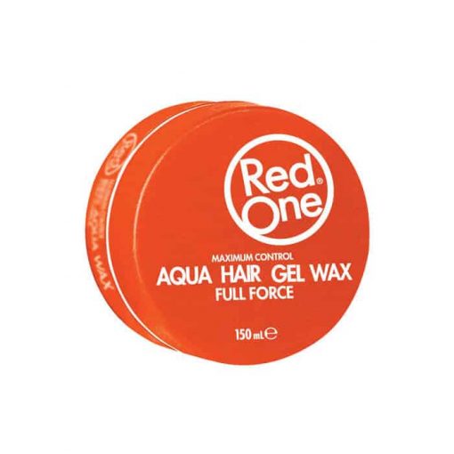 Red One Gel Aqua Hair Wax Full Force Peach Orange - 150ml